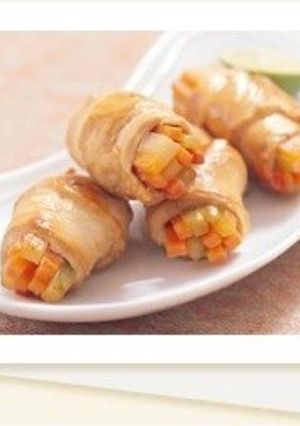 ささみの野菜巻き照り焼き-レシピのメイン写真