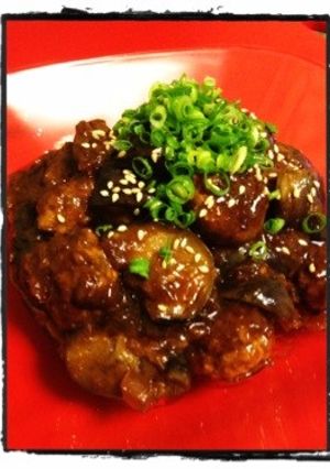 ころころ肉団子の麻婆茄子♬-レシピのメイン写真