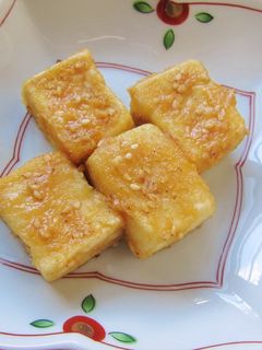 高野豆腐のごま味噌あえ-レシピのメイン写真