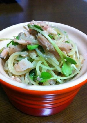 簡単にヘルシーサラスパ-レシピのメイン写真