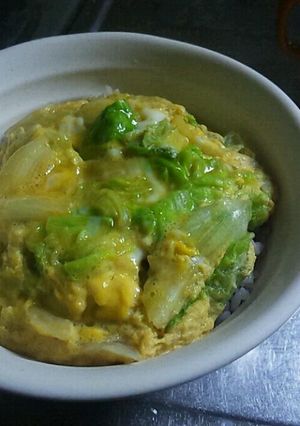 卵レタス丼-レシピのメイン写真