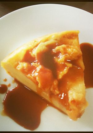 卵タルトになってしまった☆桃タルトタタン-レシピのメイン写真