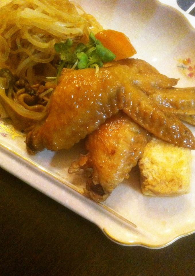 手羽先の焼肉風煮付け-レシピのメイン写真