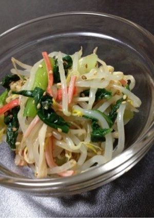 もやしと青梗菜のカニカマ和え-レシピのメイン写真
