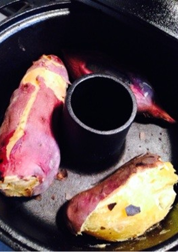 簡単焼き芋♪南部鉄で-レシピのメイン写真