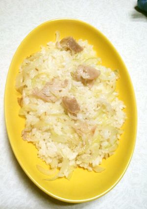 ベーコン玉ねぎチャーハン-レシピのメイン写真