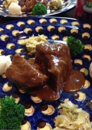 牛スネ肉で簡単ビーフシチュー-レシピのメイン写真