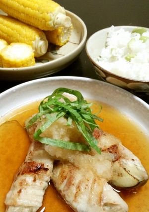大根おろしでさっぱり★なすの豚バラ巻き☆-レシピのメイン写真