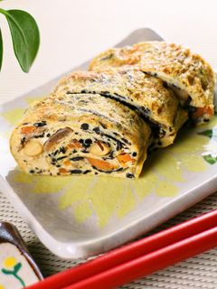 リメイク♡ひじきの煮物で卵焼き-レシピのメイン写真