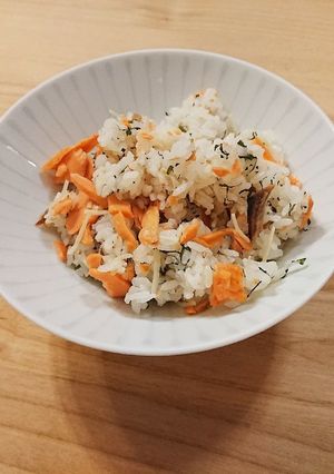 味付けなし！鮭と大葉のまぜご飯-レシピのメイン写真