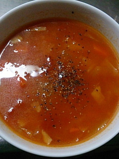 トマト缶で簡単に 濃ゆ~いミネストローネ-レシピのメイン写真