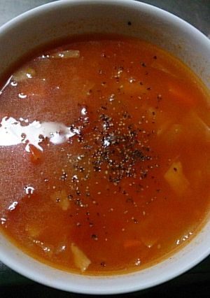 トマト缶で簡単に　濃ゆ～いミネストローネ-レシピのメイン写真