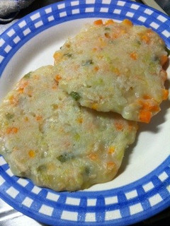 離乳食*後期*米粉のお好み焼き-レシピのメイン写真
