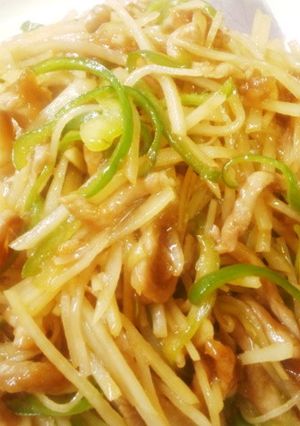 ジャガイモde青椒肉絲-レシピのメイン写真