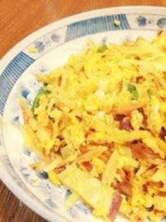 さつまいもと野菜の卵あえ(麹みそ)-レシピのメイン写真