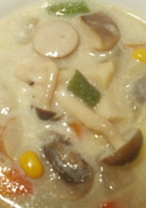 キノコのクリームスープ-レシピのメイン写真
