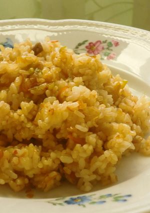【給食の味】大人気☆キムチチャーハン-レシピのメイン写真