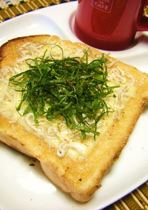 朝♪【しらすチーズトースト】-レシピのメイン写真