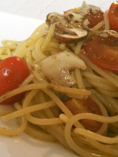 ボウルだけで調理)冷製ジェノベーゼパスタ-レシピのメイン写真