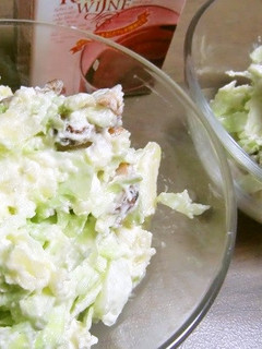 クリスマスのチキンでキャベツ入りポテサラ-レシピのメイン写真