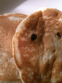 黒バナナ処理!バナナレーズンホットケーキ-レシピのメイン写真