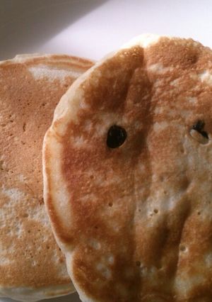 黒バナナ処理！バナナレーズンホットケーキ-レシピのメイン写真