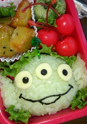 キャラ弁トイストーリーリトルグリーンメン-レシピのメイン写真
