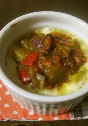 さつまいもパプリカカレーのココットカマン-レシピのメイン写真