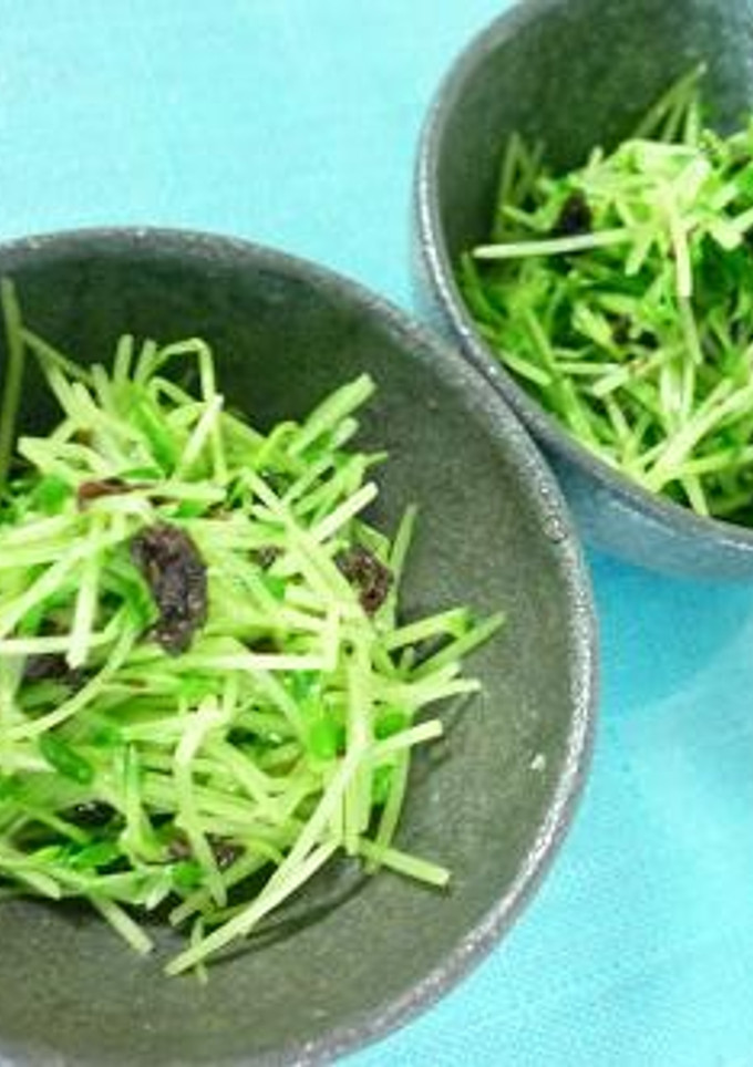 追加の１品☆豆苗の簡単ゆかりあえ-レシピのメイン写真
