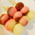 簡単♬かわいい♡*。マーブル三色団子。*