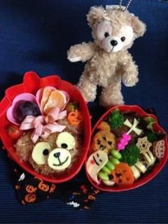ダッフィーキャラ弁♡ハロウィンバージョン-レシピのメイン写真