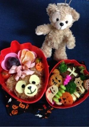 ダッフィーキャラ弁♡ハロウィンバージョン-レシピのメイン写真