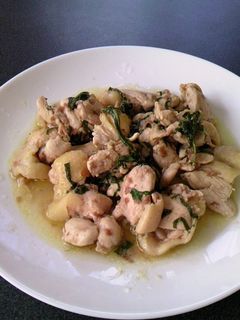 鶏肉の梅しそ炒め♪-レシピのメイン写真