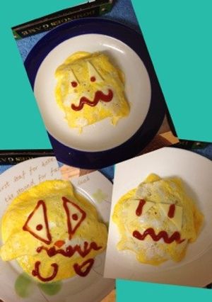 ハロウィン(^ ^)オムライス-レシピのメイン写真