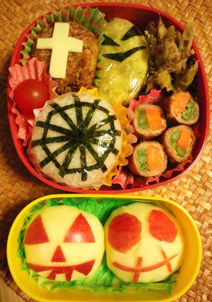 ハロウィン弁当☆おばけ大集合！-レシピのメイン写真