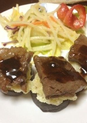 おしゃれな一口ステーキ-レシピのメイン写真