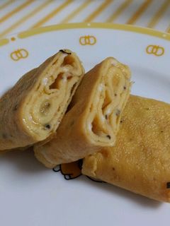 卵焼き★バジル風味-レシピのメイン写真