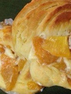 柿とクリームチーズのデニッシュ-レシピのメイン写真