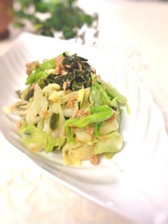 ☆わかめとキャベツ♪ツナ和えサラダ-レシピのメイン写真
