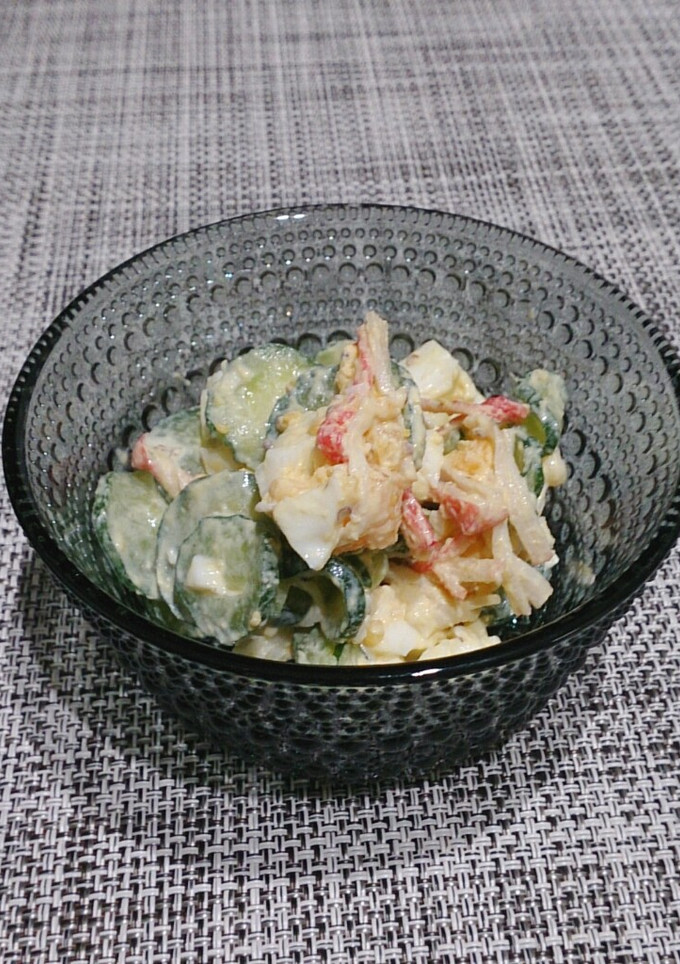 胡瓜と卵の★マスマヨ★和え-レシピのメイン写真