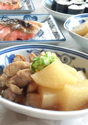 ホッとする味～。鶏肉と大根の煮もの-レシピのメイン写真