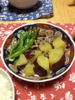 ホクホク*さつまいもと豚肉の生姜煮-レシピのメイン写真