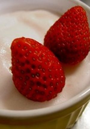 かるーい苺のムース-レシピのメイン写真