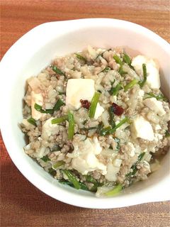 蓮根と生姜をきかせた☆白い麻婆豆腐-レシピのメイン写真