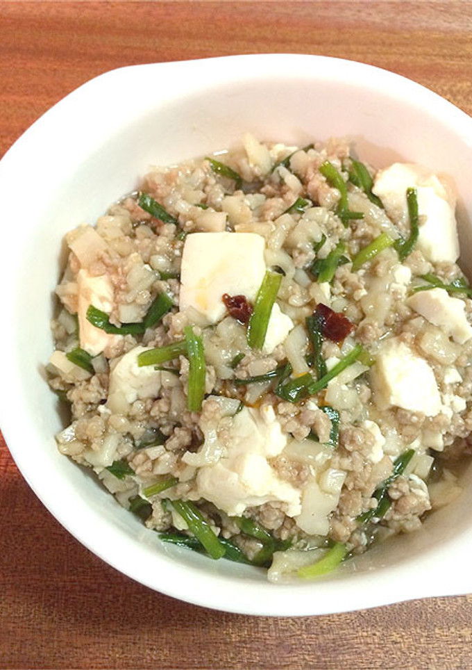 蓮根と生姜をきかせた☆白い麻婆豆腐-レシピのメイン写真