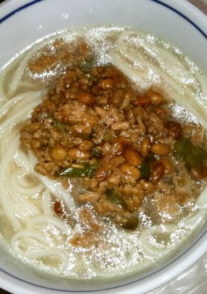 ささっと♪肉味噌ラーメン(うどん）-レシピのメイン写真