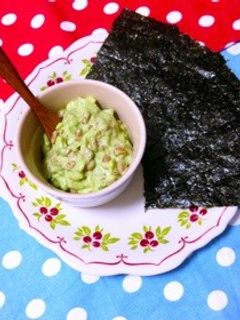 簡単☆アボカド納豆のり巻き♡-レシピのメイン写真