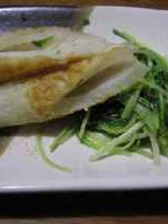 ちくわと水菜のニンニク炒め-レシピのメイン写真