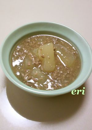 かもうりとミンチのあんかけ-レシピのメイン写真