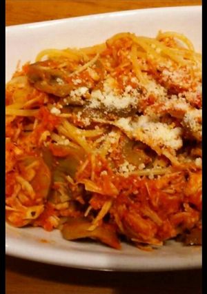 お家の缶詰を使ってパスタ-レシピのメイン写真